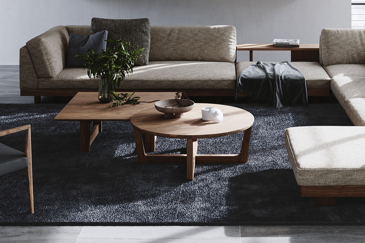 YU UT3 LIVING TABLE W120cm D90cm H35cm