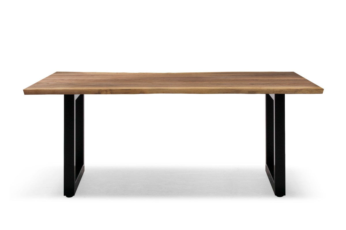 WILDWOOD LIVE EDGE LOW DINING TABLE W 120cm × D 90～80cm